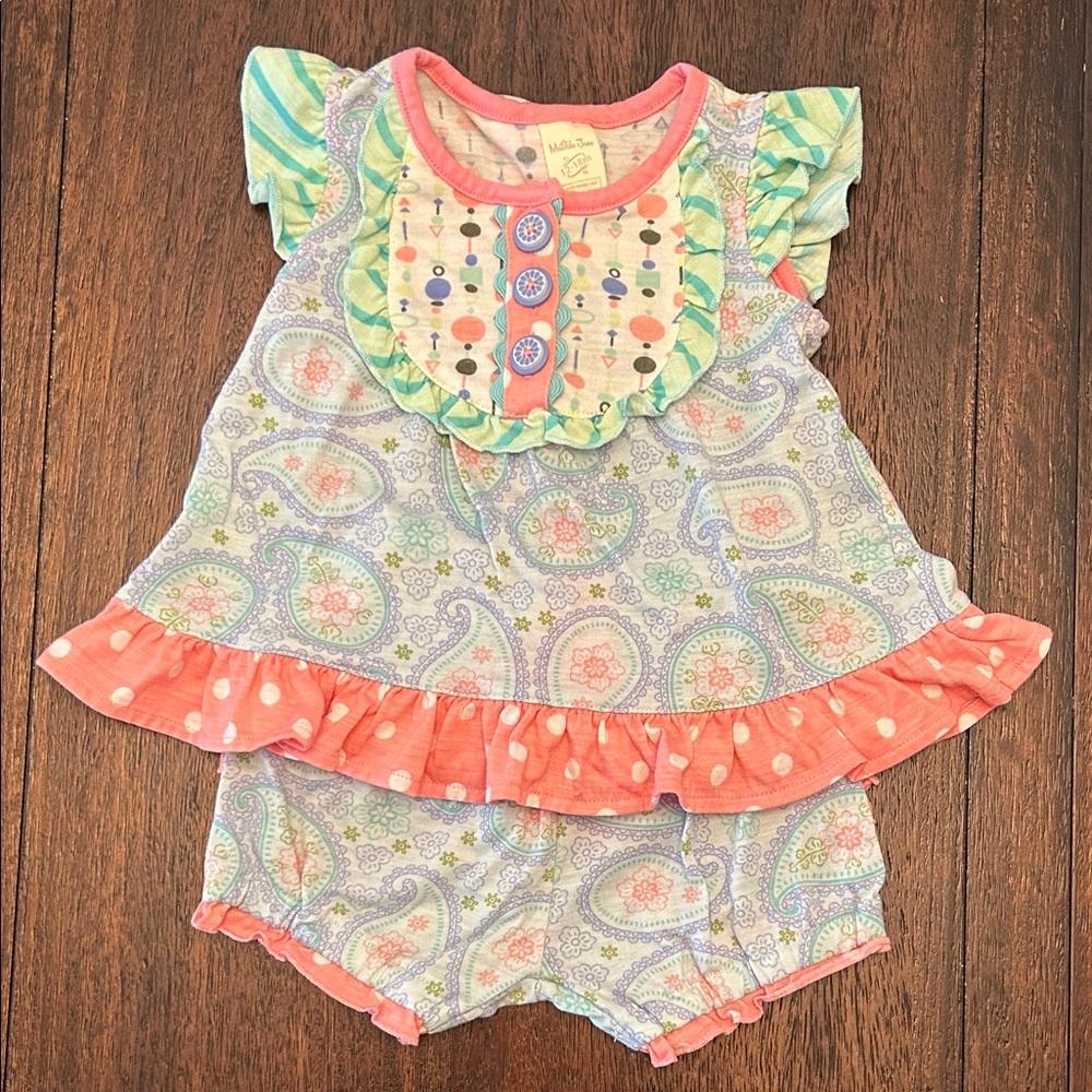 Matilda Jane Paisley Matching Pajama Set
